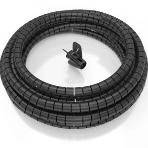 ÷ Aisens - organizador de cable en espiral 25mm, negro, 10 m