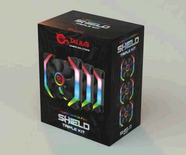 Kit Shield Rgb Talius - 3 Ventiladores + Centralita Shield Spectrum Rgb + Control Remoto / TAL-FANSHIELDKIT - Imagen 5