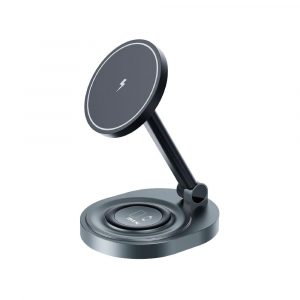 Cargador Inalámbrico QI 3 EN 1 / 15W / TA0436 / Negro / Mtk / 0054362