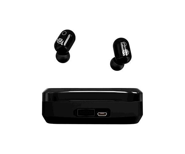 Auriculares Talius EA-5010 TWS / BT 5.0 / Base de carga 2000Mah / Indicador carga Led / Negros