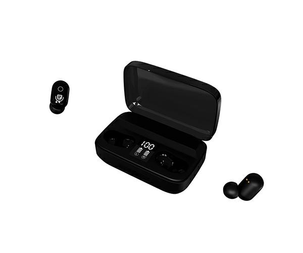 Auriculares Talius EA-5010 TWS / BT 5.0 / Base de carga 2000Mah / Indicador carga Led / Negros - Imagen 2