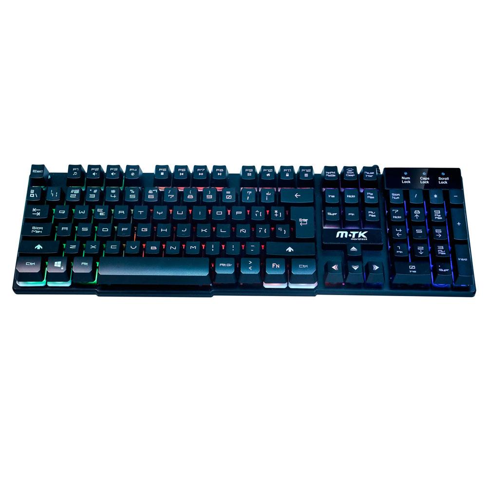 Combo Teclado + Raton Inalámbrico Gaming Retroiluminado / Efecto Mecanico / K3423 / MTK - Imagen 2