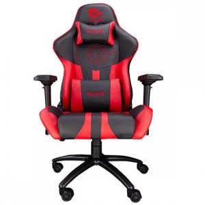 Silla Talius Gaming Viper Negra-Roja / Apoya brazos 4D / Base metal / Ruedas 60mm Nylon / Inclinacion Butterfly / Hasta 120Kg