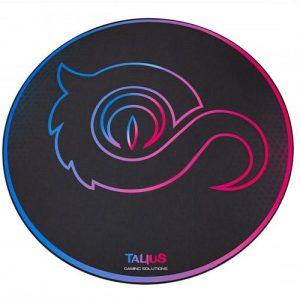 Talius Floorpad 100 Alfombra de Suelo Circular Gaming / Diametro 100cm / Resistente al Agua