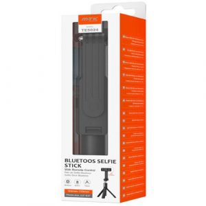Palo Selfie Bluetooth 4.2 con mando TE5024 / Tripode / Smartphones 3.5-6.5 Pulg. / 18.5cm a 72.5cm / Negro