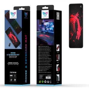 Alfombrilla Gaming TG7249 Dragon Rojo / 800x300x4mm / MTK / 0752491