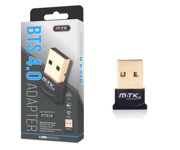 Adaptador Usb Mini Bluetooth 4.0 / RT639 / MTK