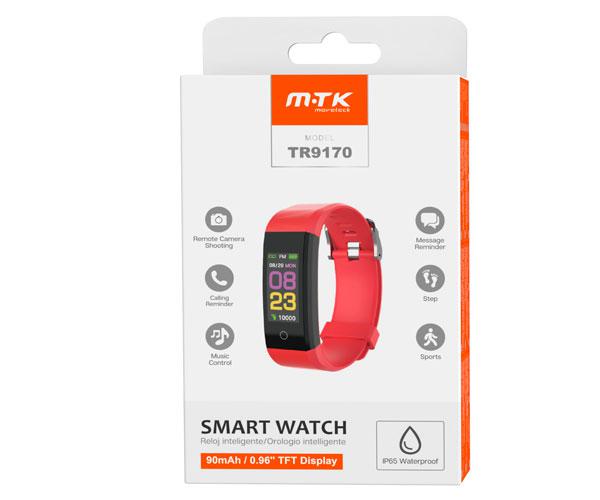 Pulsera de actividad - Smartwatch TR9170 Rojo / MTK / 0951703 - Imagen 2