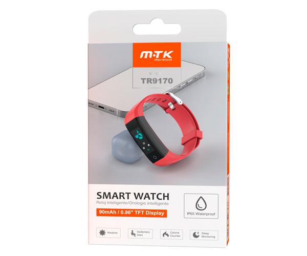 Pulsera de actividad - Smartwatch TR9170 Rojo / MTK / 0951703 - Imagen 3