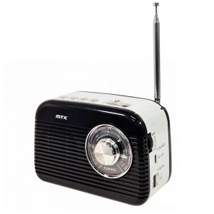 Radio portatil Am-Fm Bluetooth 5.4 con Antena TR9437 / Altavoz externo / Mp3 MicroSD - Usb / Negro / Mayou / 0954372