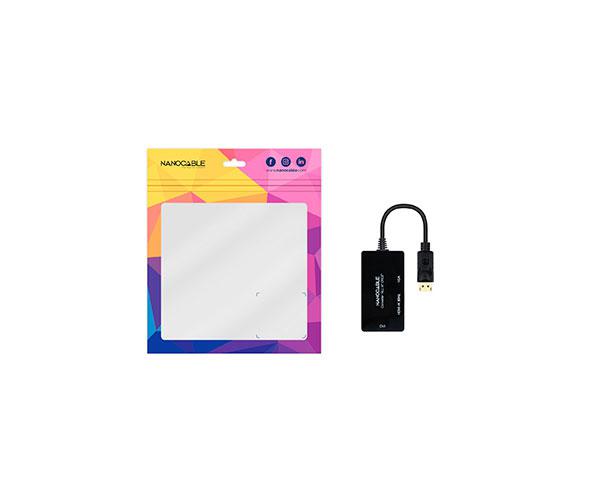 Conversor DisplayPort a HDMI / DVI / VGA / 20cm / Negro / 10.16.3301-ALL - Imagen 4