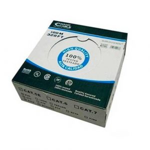 Bobina 100 metros interior Cat.5e UTP flexible awg24 / Gris / Nanocable / 10.20.0302-flex