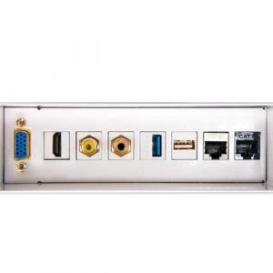 Caja conexiones multimedia de pared / Nanocable / 10.35.0003 / Blanco