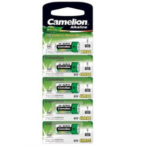 Pila boton Alcalina 4LR44 Camelion / 6v / 0% Mercurio ( 5 Uds)