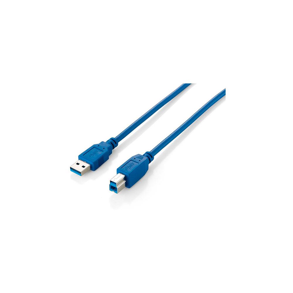 Cable USB 2.0 impresora - tipo a/b M/M 1m Azul Nanocable 10.01.0801-bl