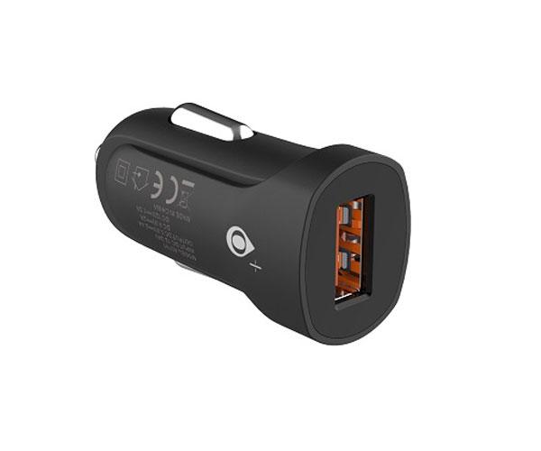 Cargador de coche-mechero Usb / 12w / Negro / A5791 / One+