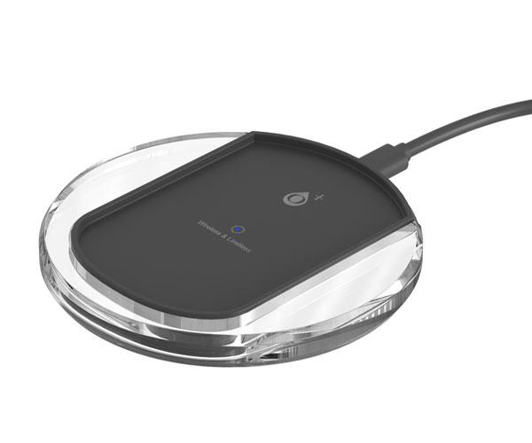 Cargador rapido inalámbrico Qi A6333 / 10w / Negro / ONE+