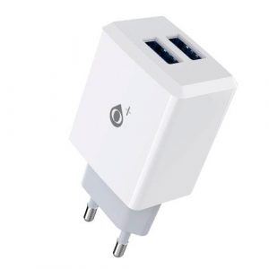 Cargador de red Usb x2 / 12w / Blanco / Jody NA0344 / One+
