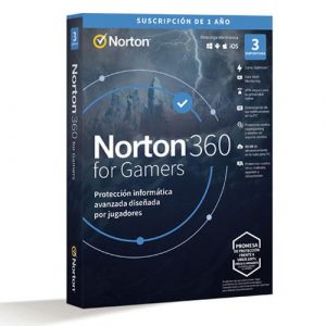 Antivirus Norton For Gamers 50Gb / 1 Usuario / 3 Dispositivos / 1 Año / Box / 21424314 / 21433182