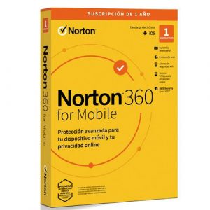 Antivirus Norton 360 Mobile / 1 Usuario / 1 Dispositivo / 1 Año / Box / 21424347 / 21433202