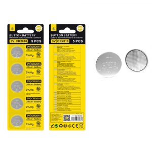 Pila boton litio LT62 Cr2016 3v / 5 uds / One + / 2219380