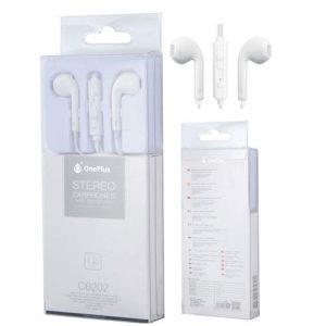 Auriculares con Microfono Intrauricular C6202 Air Blanco / Sin silicona / Jack 3.5mm / One+