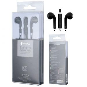 Auriculares con Microfono Intrauricular C6202 Air Negro / Sin silicona / Jack 3.5mm / One+