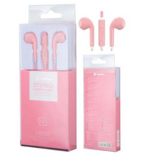 Auriculares con Microfono Intrauricular C6202 Air Rosa / Sin silicona / Jack 3.5mm / One+