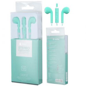 Auriculares con Microfono Intrauricular C6202 Air Verde / Sin silicona / Jack 3.5mm / One+