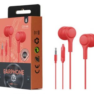 Auriculares + Microfono intrauditivos Lenoy C5146 Rojo One+