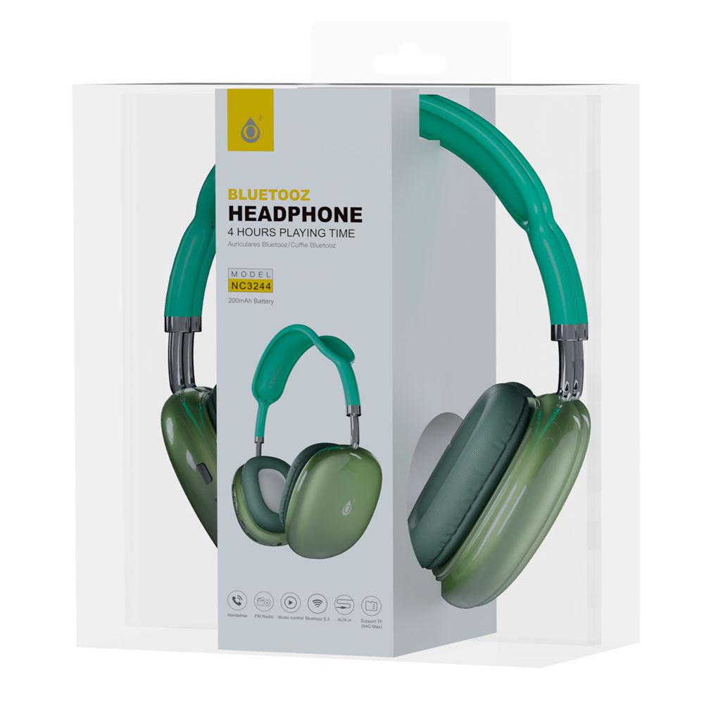 Auriculares Bluetooth 5.3 NC3244 / Mp3 / MicroSD / FM / Verde / One+ 2302447 - Imagen 2