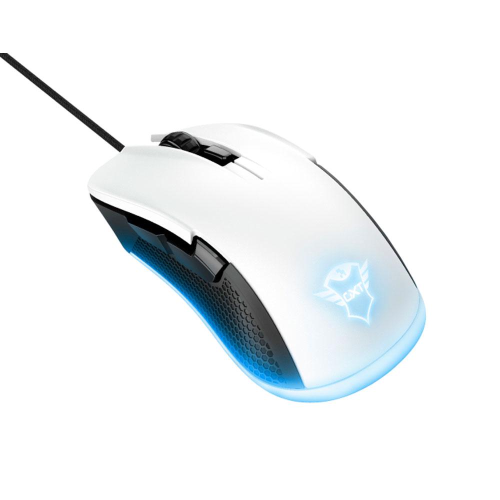 Raton Trust Gaming GXT 922W YBAR Blanco / 7.200 Dpi / RGB / 6 Botones / 24485 - Imagen 5