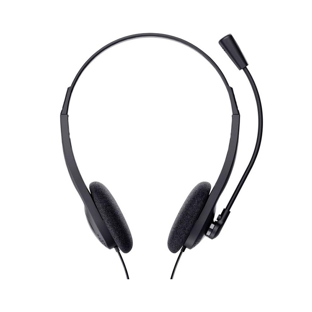 Auriculares Trust Basic con microfono / Jack 3.5mm / 1.8m / Negro / 24659