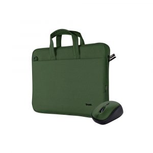 Maletin + Raton Inalámbirco Yvi Trust Bologna / Hasta 16 / Verde / 24989"