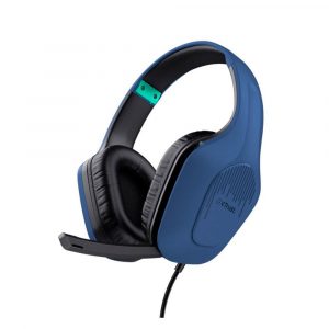 Auriculares Trust Gaming Gxt 415b Zirox Azul / Multiplataforma Ps5 - Xbox - Nintendo - PC / Cable 2m / 24991