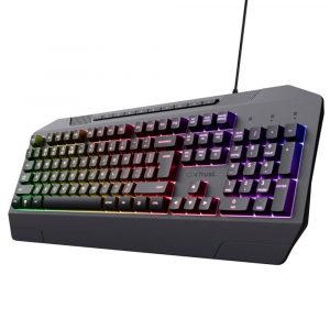 Teclado Trust Gaming Evocx Gxt 836 / Iluminacion RGB / Anti-Ghosting / Ps4 / Ps5 / Xbox Series / 24998
