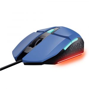 Raton Trust Gaming GXT 109 Felox Azul / 6.400 Dpi / RGB / 6 Botones / 25067