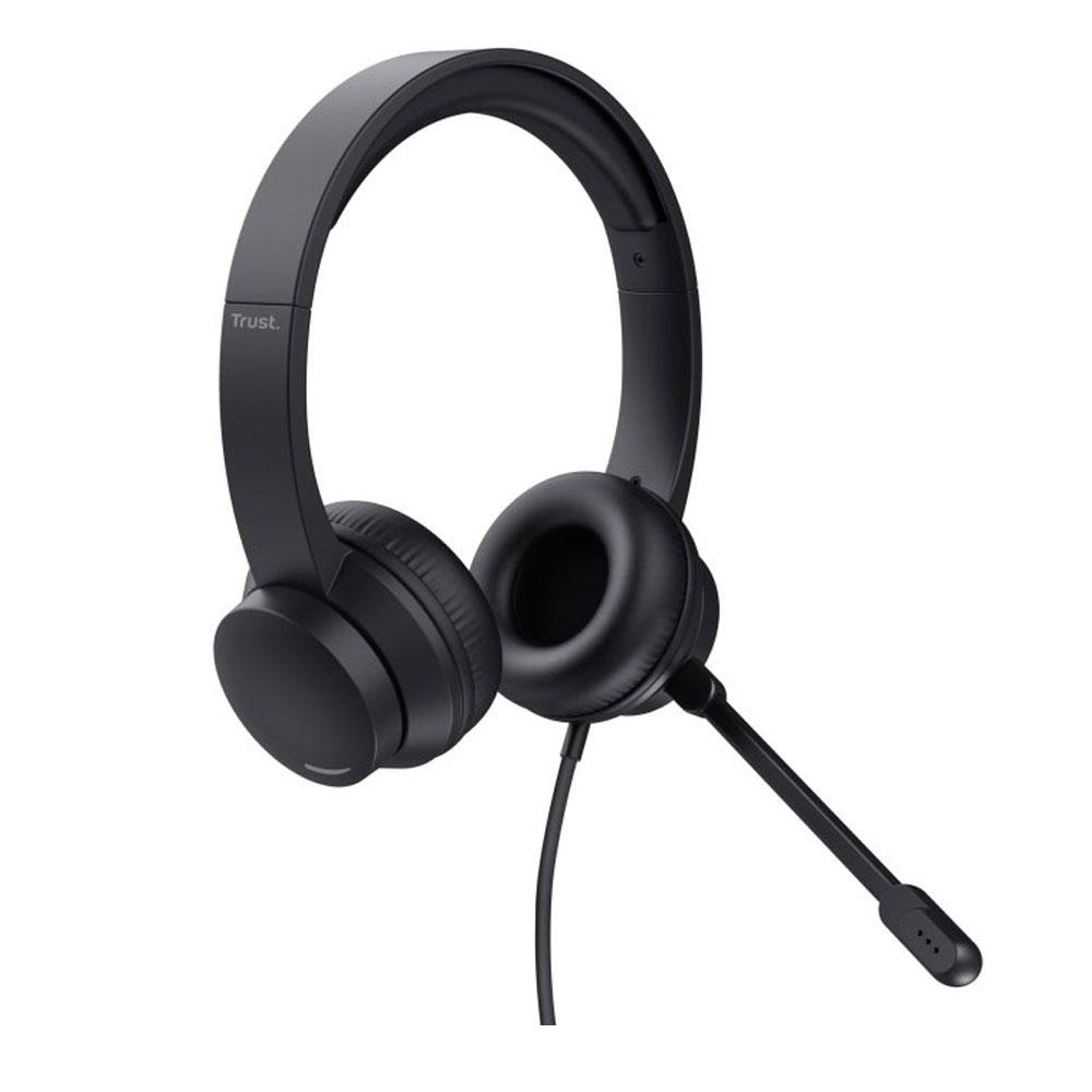 Auriculares Trust Ayda / Jack 3.5mm / Micro plegable / 40mm / Cable 1.8m / Negro / 25087 - Imagen 2