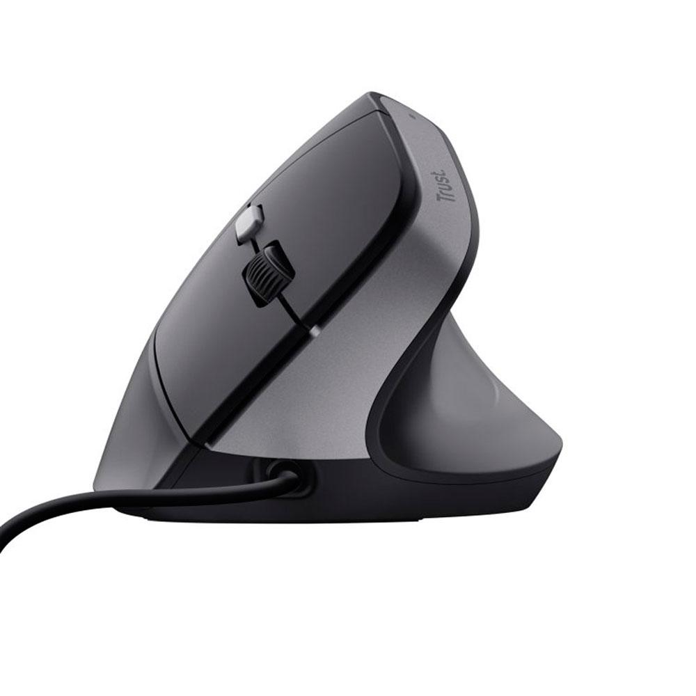 Raton óptico Usb vertical Trust Bayo II Ergonómico / USB / 2400 dpi / Negro / 25144 - Imagen 2
