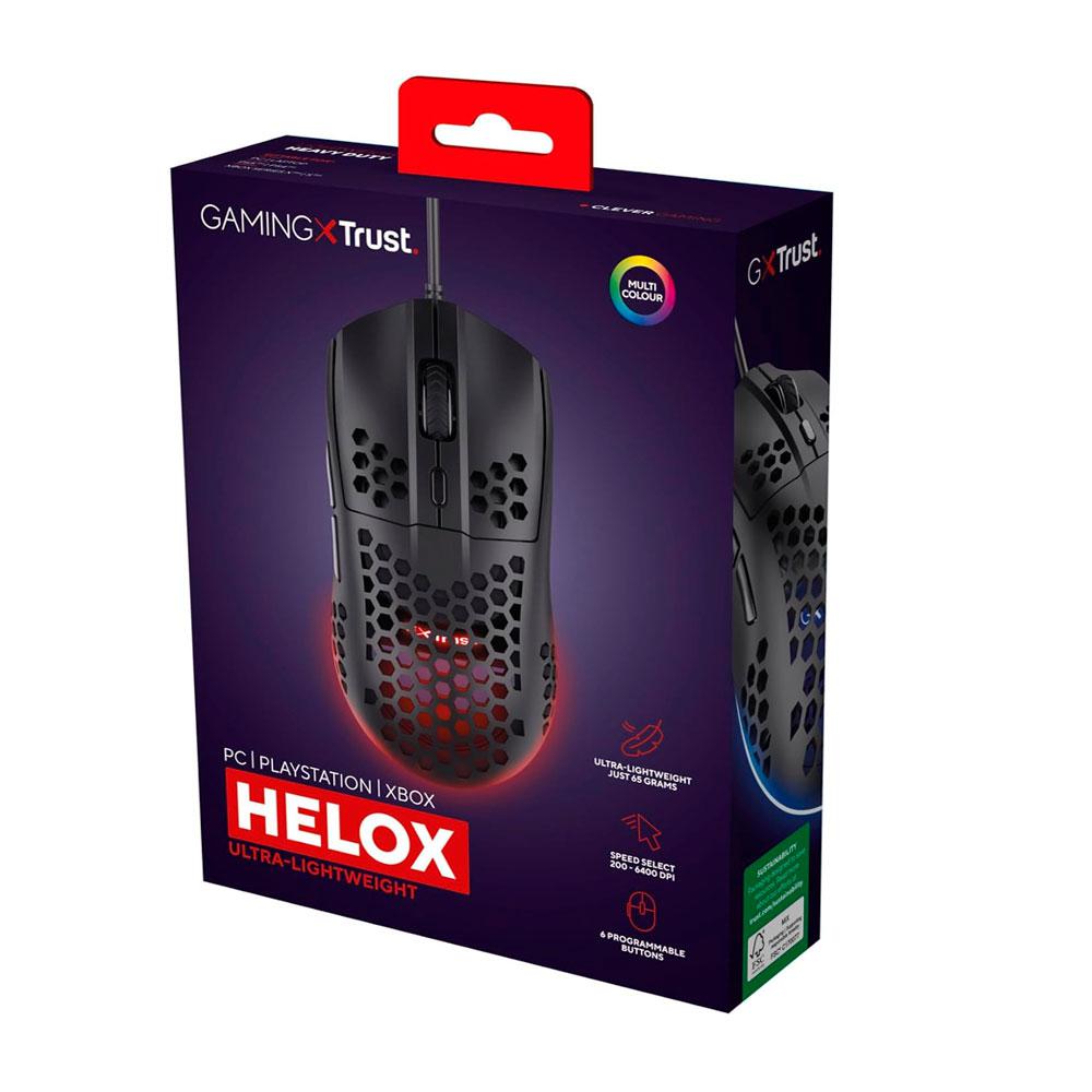Raton Trust Gaming GXT 928 Helox Negro / 6.400 Dpi / RGB / 6 Botones / Ultraligero / 25306 - Imagen 5