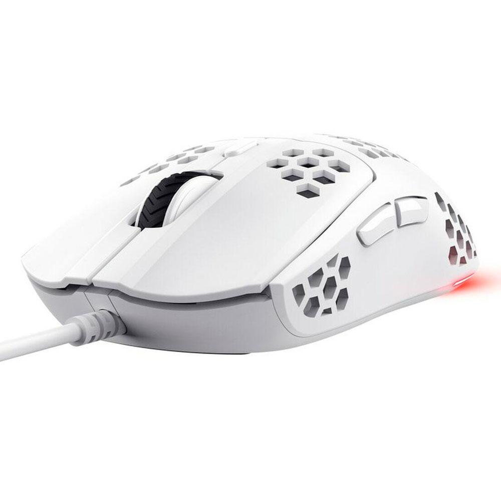 Raton Trust Gaming GXT 928W Helox Blanco / 6.400 Dpi / RGB / 6 Botones / Ultraligero / 25389 - Imagen 2