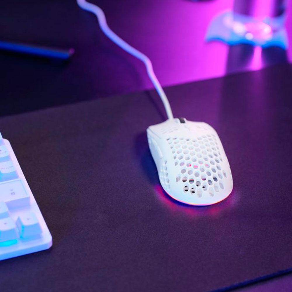 Raton Trust Gaming GXT 928W Helox Blanco / 6.400 Dpi / RGB / 6 Botones / Ultraligero / 25389 - Imagen 4