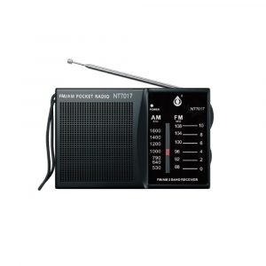 Radio portatil Am-Fm con Antena NT7017 / Altavoz externo / Jack 3.5mm / Negro / Mayou / 2700172