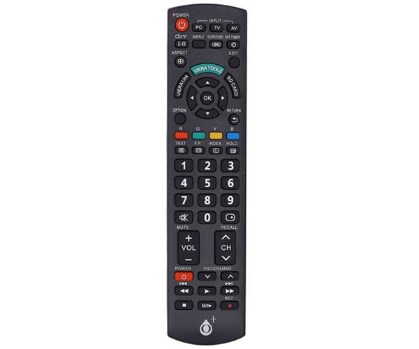 Mando a distancia TV Universal Panasonic R5632 / Negro / One+