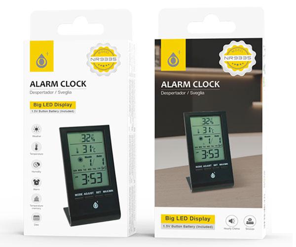 Reloj Digital Led NR9335 / Control de temperatura - Humedad Automatico - Imagen 2