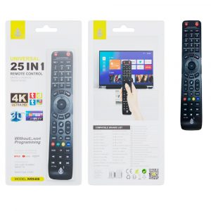 Mando a distancia TV Universal 25 en 1 / NR9486 / Negro / One+ / 2904862