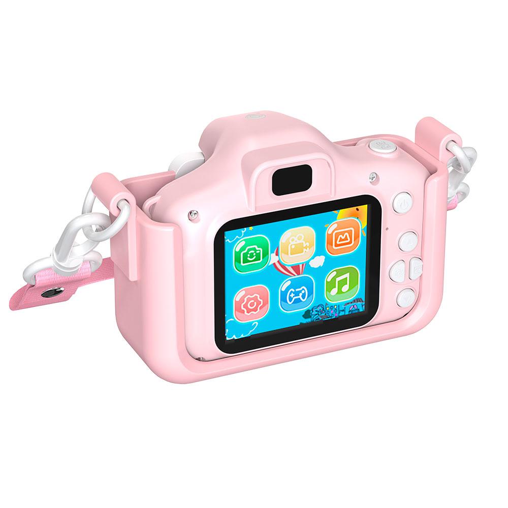 Camara Digital NR9569 Rosa / Pantalla TFT 2 / MicroSD Hasta 32gb / 30 Fps / 300mAh / One+"