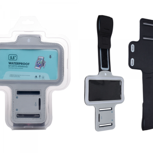 Funda brazalete smartphone 5.0 / 5.7 pulgadas plata ONE+ / J6796