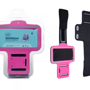 Funda brazalete smartphone 5.0 / 5.7 pulgadas rosa ONE+ /29190084