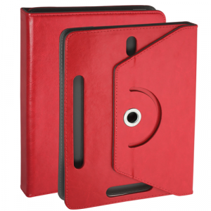 Funda tablet ajustable giratoria ONE+ 7 pulgadas roja